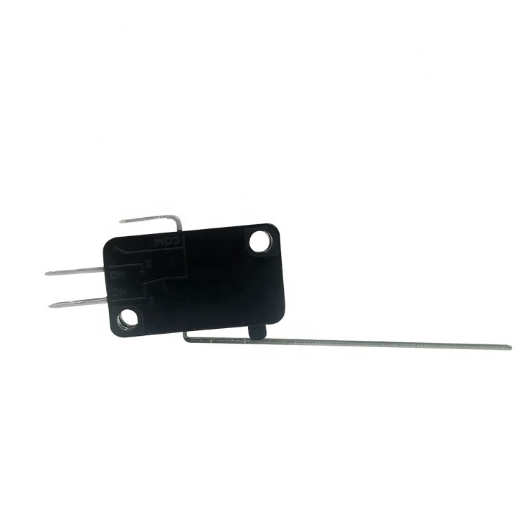 SPR SPDT 3pin push bottom micro switch with waterproof metal strip lever