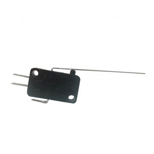 SPR SPDT 3pin push bottom micro switch with waterproof metal strip lever