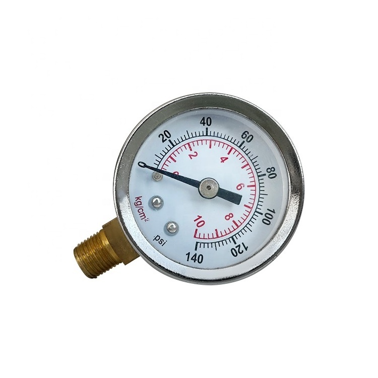 Precise hydraulic jack pressure gauge 600bar 40mm