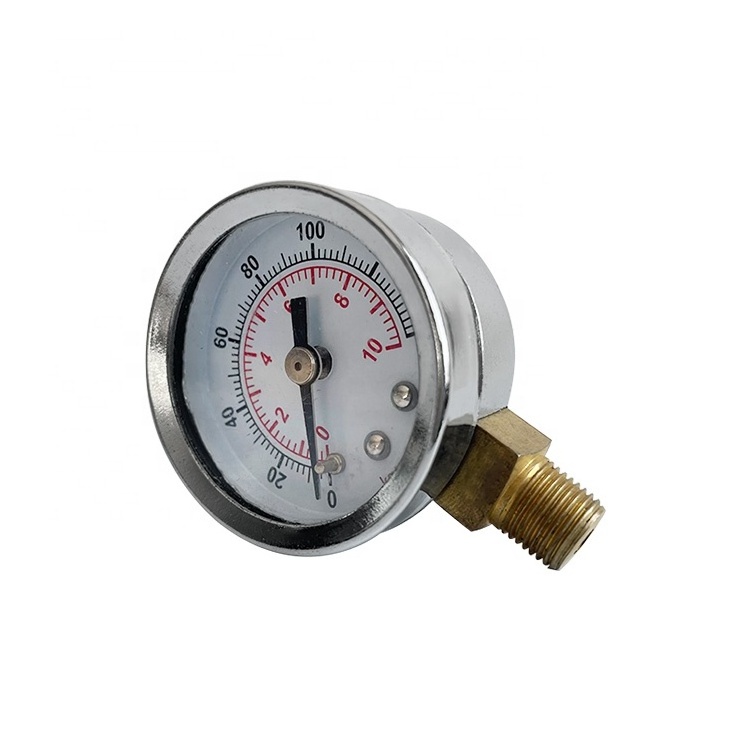 Precise hydraulic jack pressure gauge 600bar 40mm