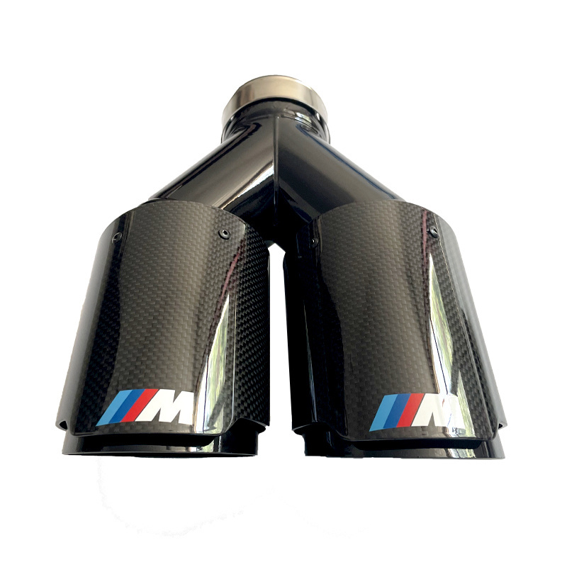 BMW M4 dual carbon muffler led exhaust tips pipe suppliers