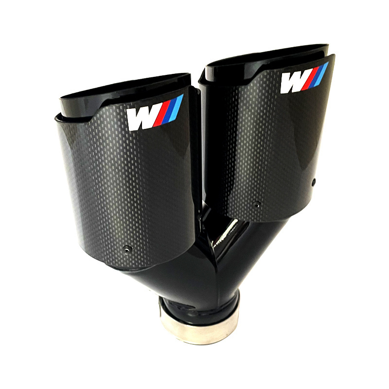 BMW M4 dual carbon muffler led exhaust tips pipe suppliers