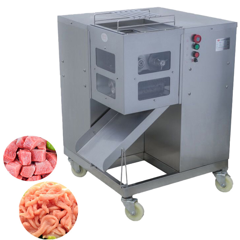 3-35mm thickness fresh meat shredder cube dicing machine fresh chicken fillet breast slicer