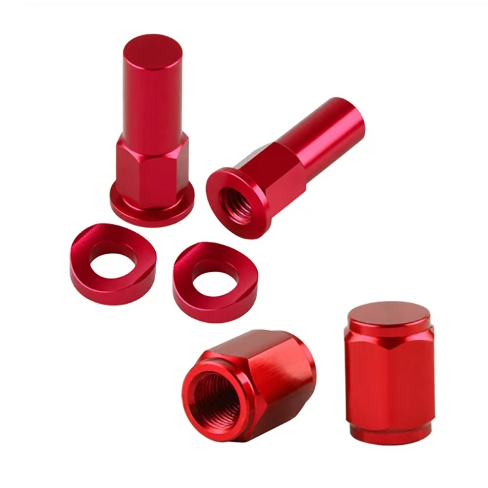 CNC machining Tire Valve Stem Cap & Rim Lock Nuts Kit bicycle CR 85R 125R 250R 450R 500R