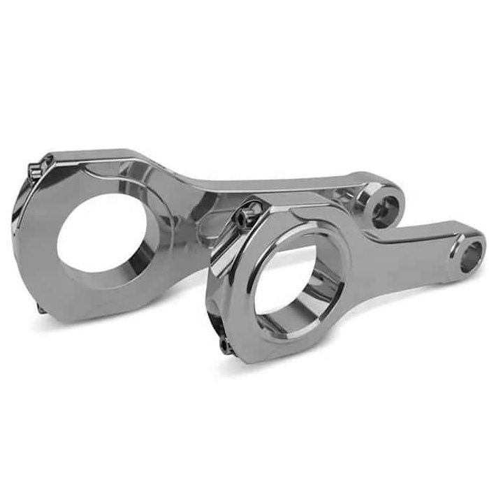 custom forged billet 7075 t6 aluminum titanium racing motorcycle conrod/CNC machined engine connecting rod with different model