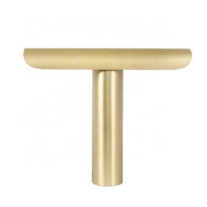 precision cnc machining service custom brushed brass lamp parts brass T-lamp parts