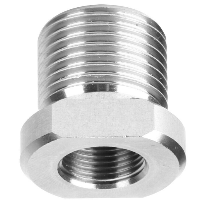 Good quality CNC Machined Stainless Steel Oil Filter male female nuts Threaded Adapter Connector