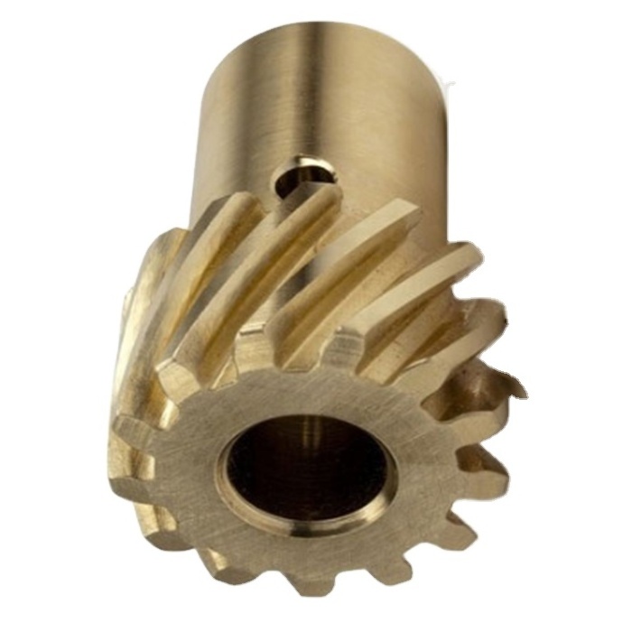 High precision CNC Bronze Distributor hollow primary Drive shaft Gears for auto car