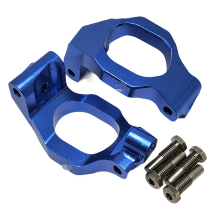 Good quality CNC Machined Blue Aluminum Custom Spindle Carrier mounting Plate spare parts