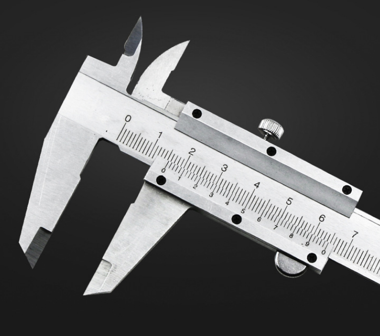 Vernier caliper carbon steel precise measurement vernier caliper four metal measuring tools 0-150mm