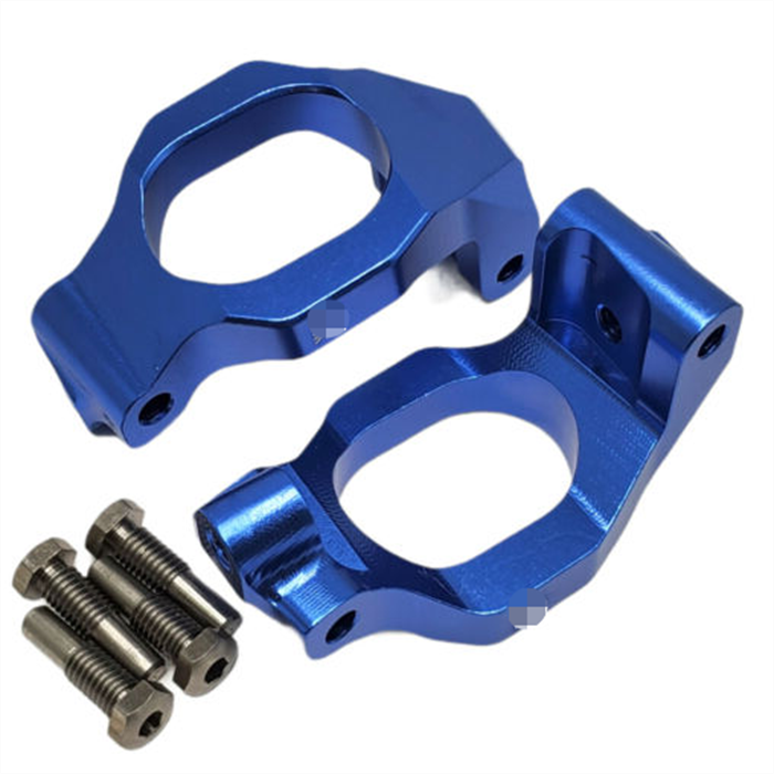 Good quality CNC Machined Blue Aluminum Custom Spindle Carrier mounting Plate spare parts