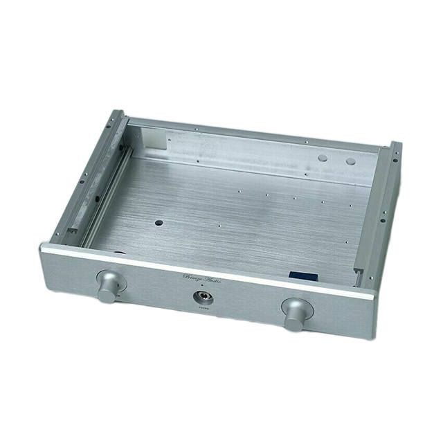 Custom Precision CNC Aluminium AMP Chassis Cabinet Case Enclosure Box