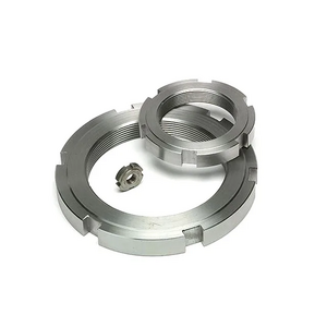 Customized Stainless Steel Grooved Slotted Round Nuts Hardened Lock Nut