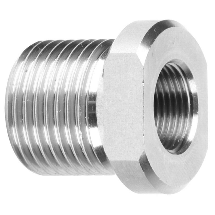 Good quality CNC Machined Stainless Steel Oil Filter male female nuts Threaded Adapter Connector