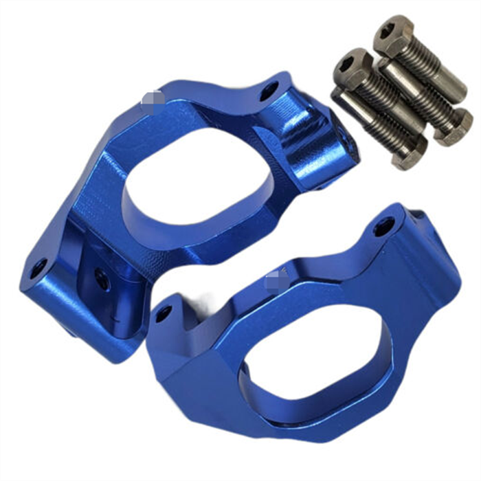 Good quality CNC Machined Blue Aluminum Custom Spindle Carrier mounting Plate spare parts