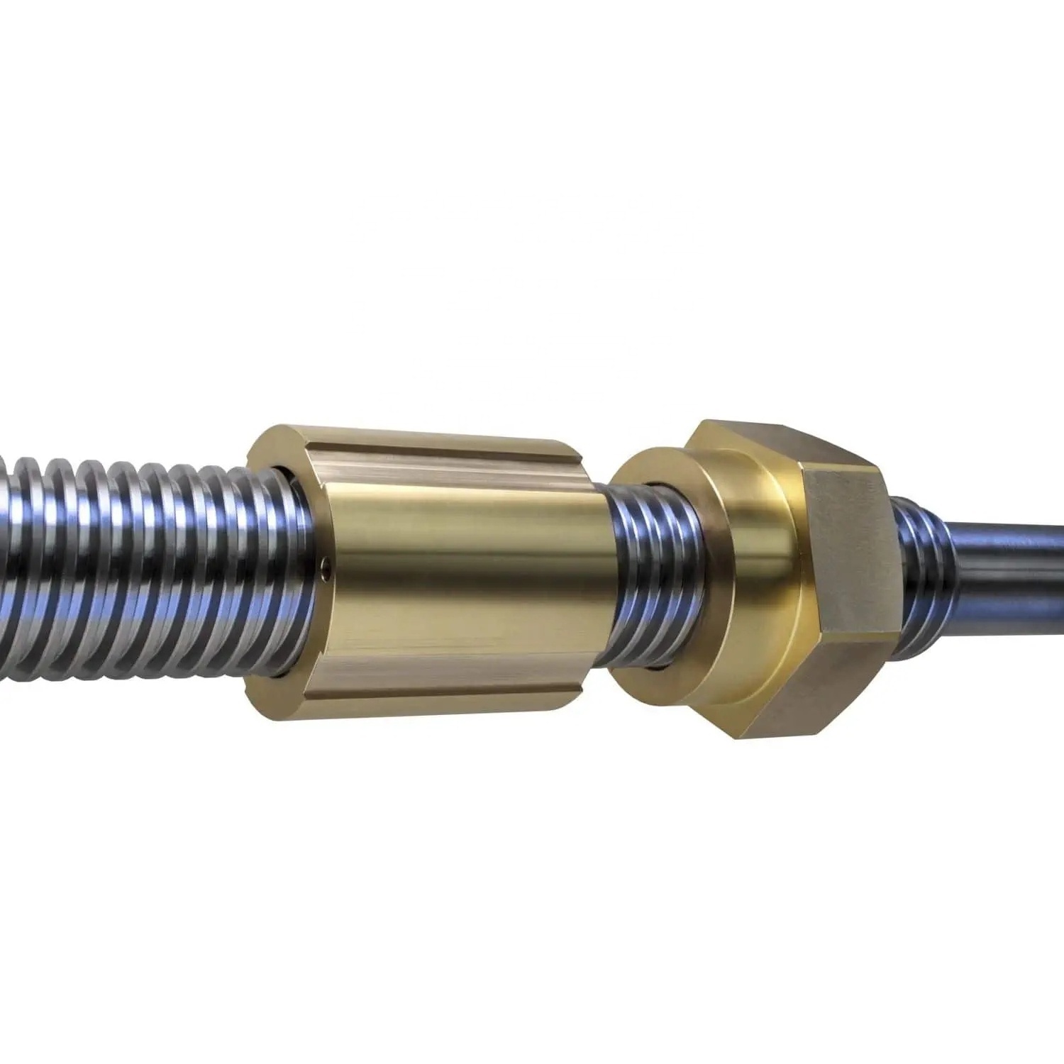 metal cnc machining custom self reversing screw shaft Endless Screw For Spinning Machines