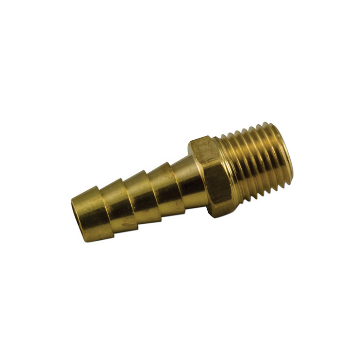 Customized Brass Made Male Threaded Straight Hose Barb Fitting