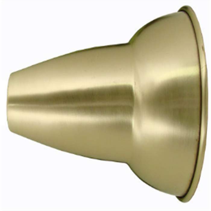 Good quality CNC brass spinning cone gourd shape lighting parts lamp shade by your design