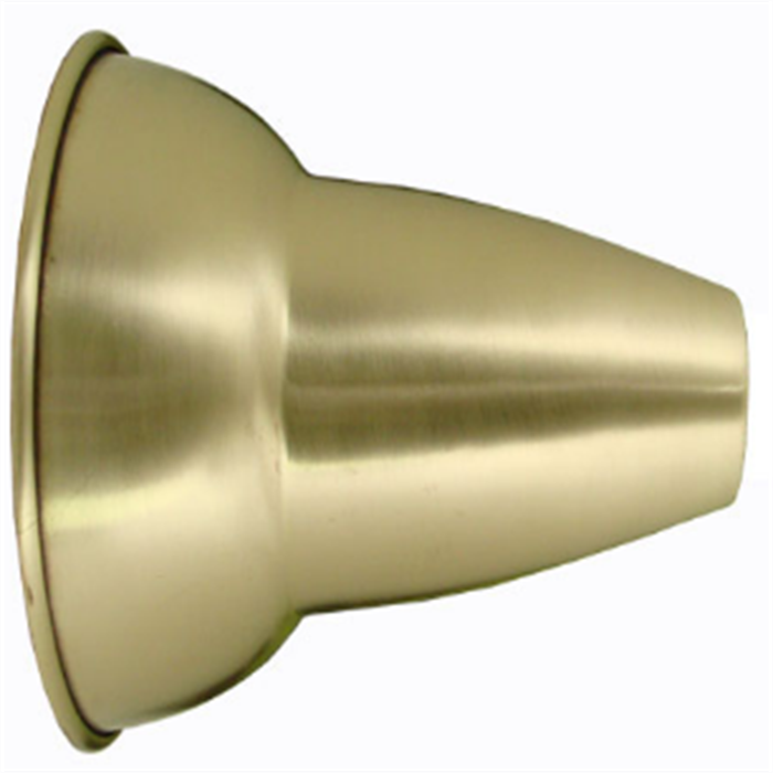 Good quality CNC brass spinning cone gourd shape lighting parts lamp shade by your design