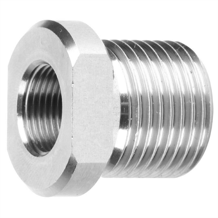 Good quality CNC Machined Stainless Steel Oil Filter male female nuts Threaded Adapter Connector