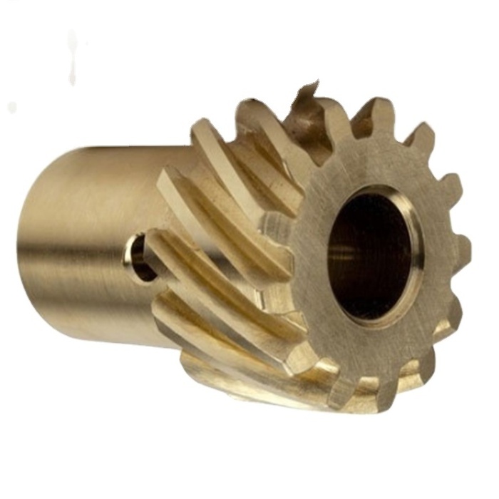 High precision CNC Bronze Distributor hollow primary Drive shaft Gears for auto car