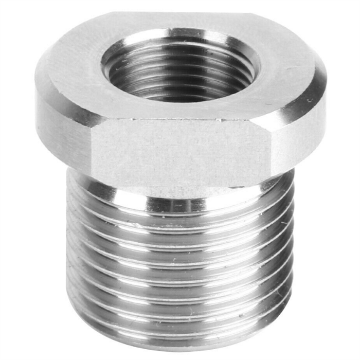 Good quality CNC Machined Stainless Steel Oil Filter male female nuts Threaded Adapter Connector