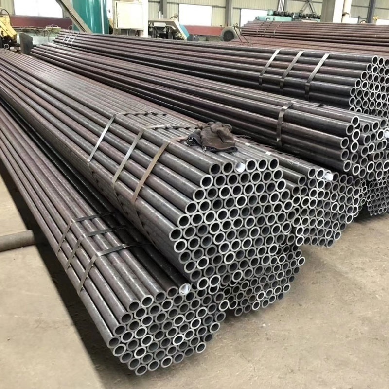 High pressure e355 schedule 80 seamless black carbon steel pipe tube