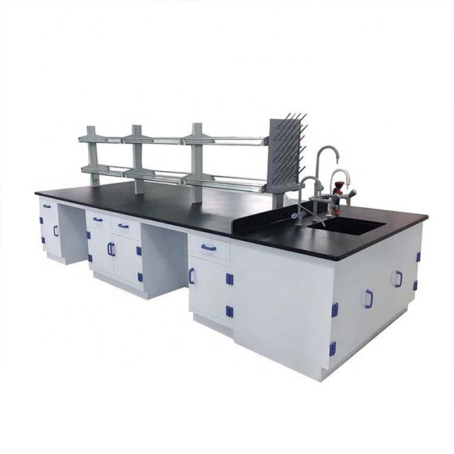 Lab equipment marble work bench lab island side work benches