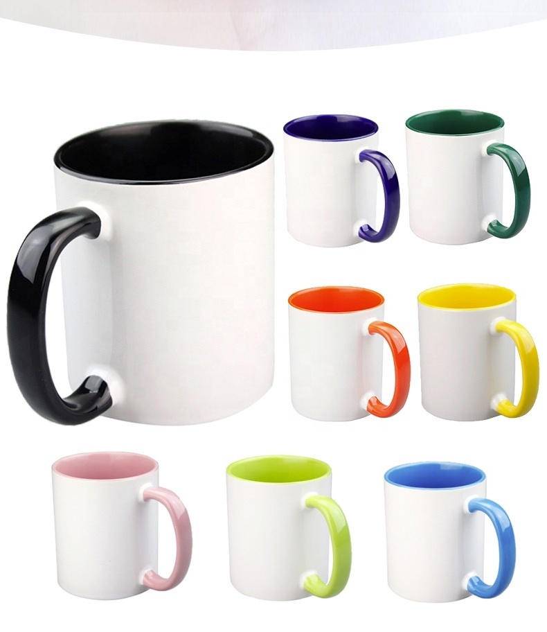 Besery mug manufacturer 11 Oz Porcelain Plain White custom Logo Sublimation blank Ceramic Cup Tea Coffee Mugs