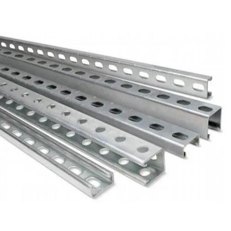 Steel profiles perforated stainless steel channels price c-channel c section purlins cold rolled galvanized c channel steel