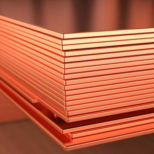 copper sheet/plate from China Factory low price copper sheet Manufacturer 99.99% Pure red copper plate