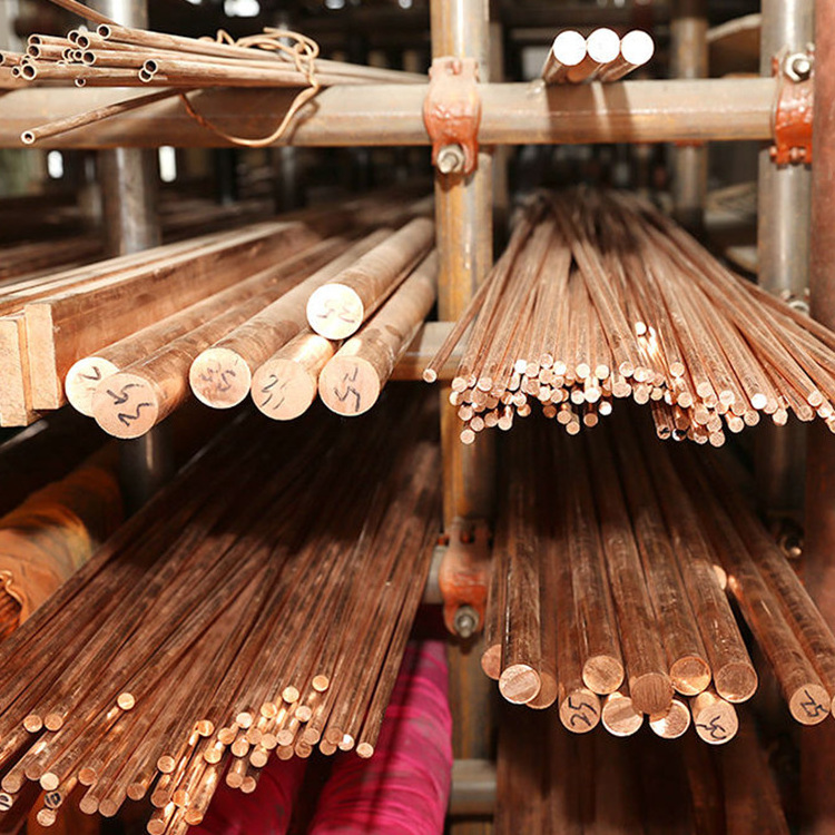 hot selling 2.0360 2.0280 2.0265 C2800 C2630 C2600 Alloy Brass Copper Round Bar Rods factory Price Per KG