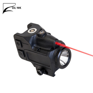 Ulink 650 nm Mini Laser Light and red Adjustable Rechargeable Tactical Combo Flashlight