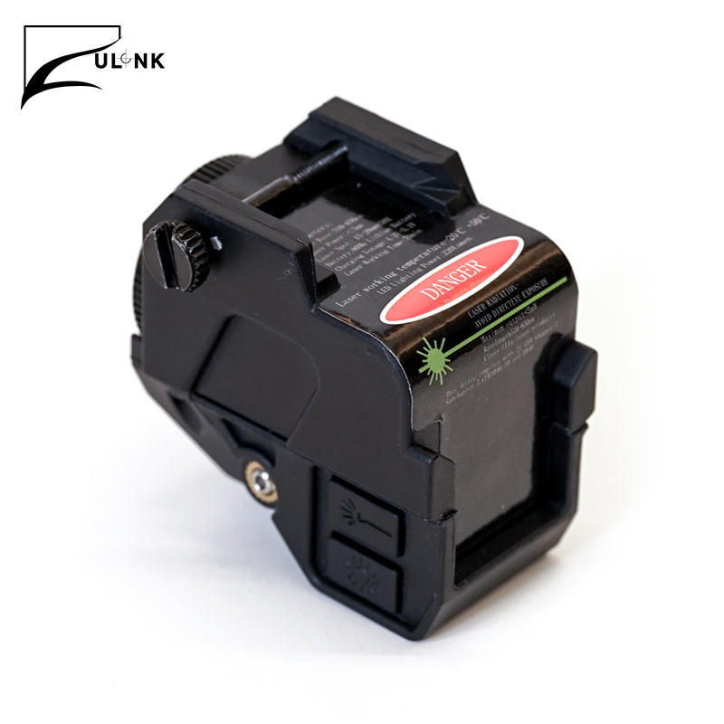 Ulink Tactical Flash Light 03G(R) 2-in-1 White Light + Red Laser Sight 650nm With Shockproof