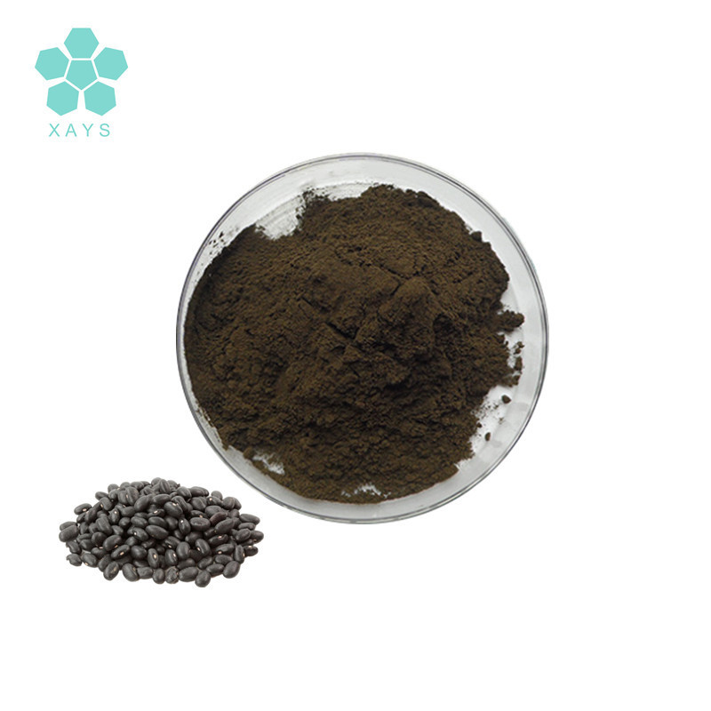 Organic Black Soybean Peel Extract Powder Black bean Anthocyanins