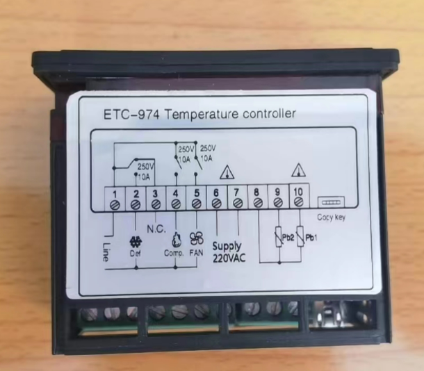 Temperature Controller ETC-974 refrigeration Frost fan calibration dual-transfer line cooling freezer freezer cabinet applicable