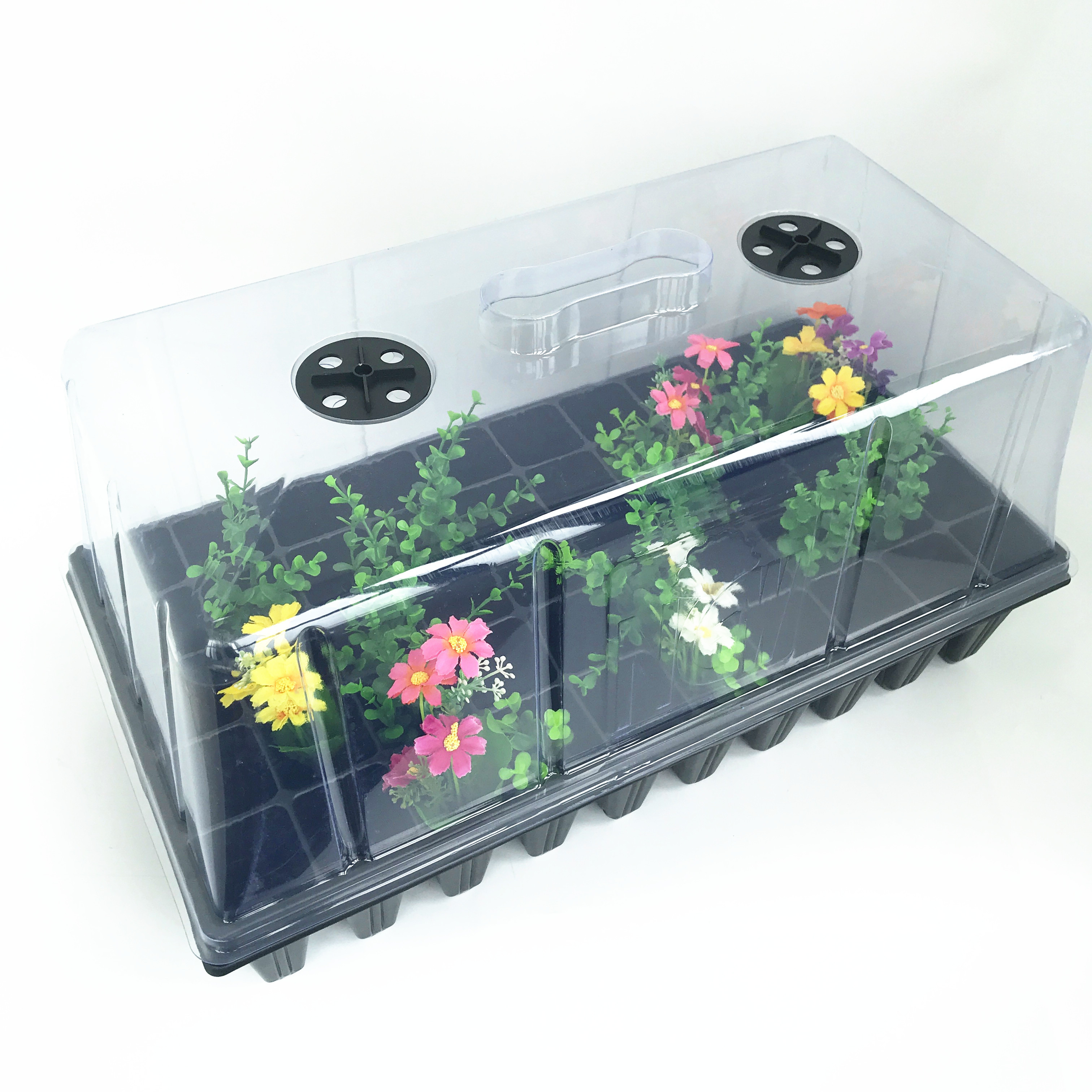 Wholesale Horticulture Germination Seedling Seed Starter Tray With Humidity Dome