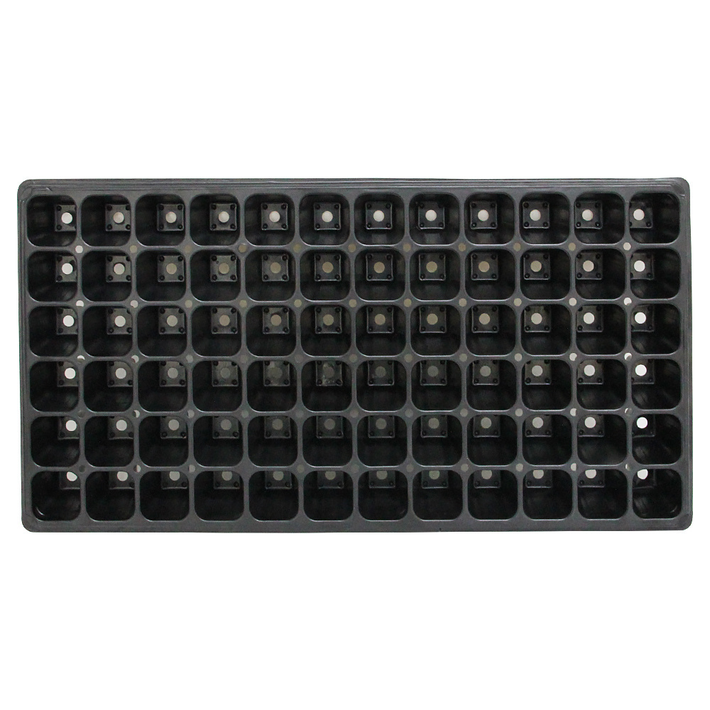 Sale high quality 72 cells plug plastic seed trays plant propagation seedling trays plastic nursery tray