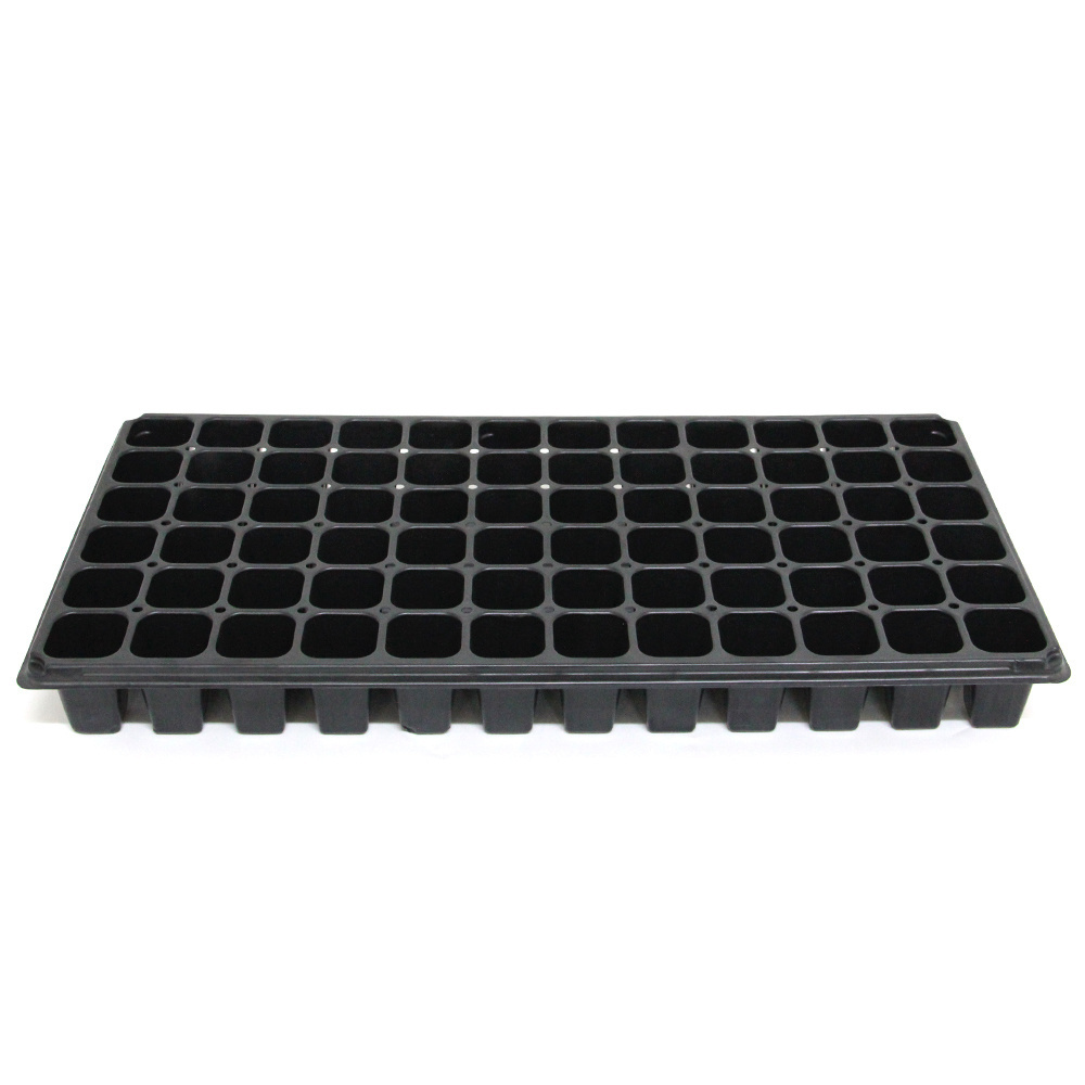 Sale high quality 72 cells plug plastic seed trays plant propagation seedling trays plastic nursery tray