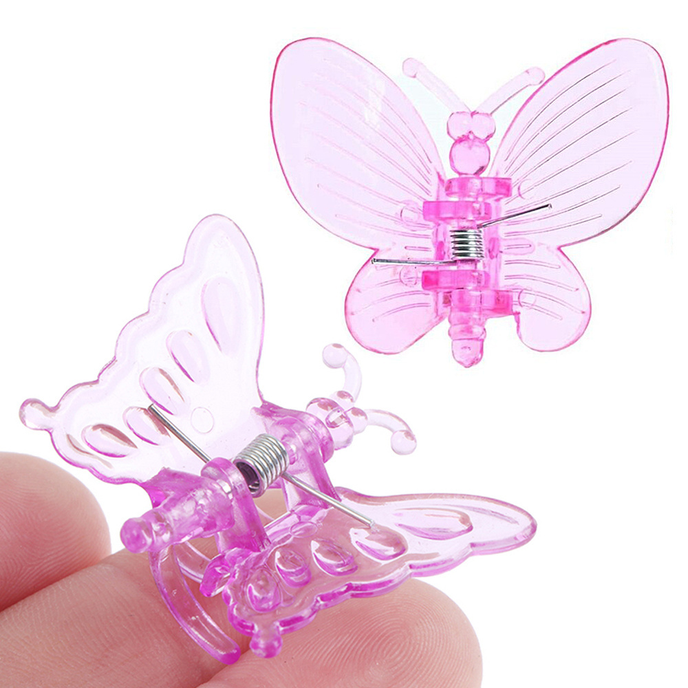 Garden supplies Butterfly Plastic Garden Plant Clips Orchid Clip Plastic Plant Support  Retaining Clips