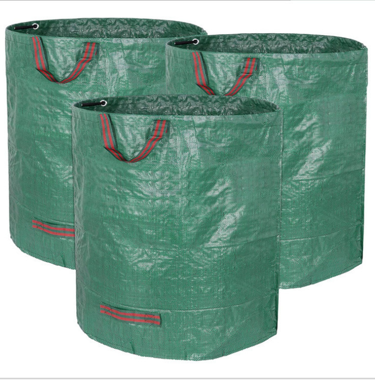 60L 120L 272L 300L foldable reusable large garden waste bag park garden weeds branches leaf wastc bags