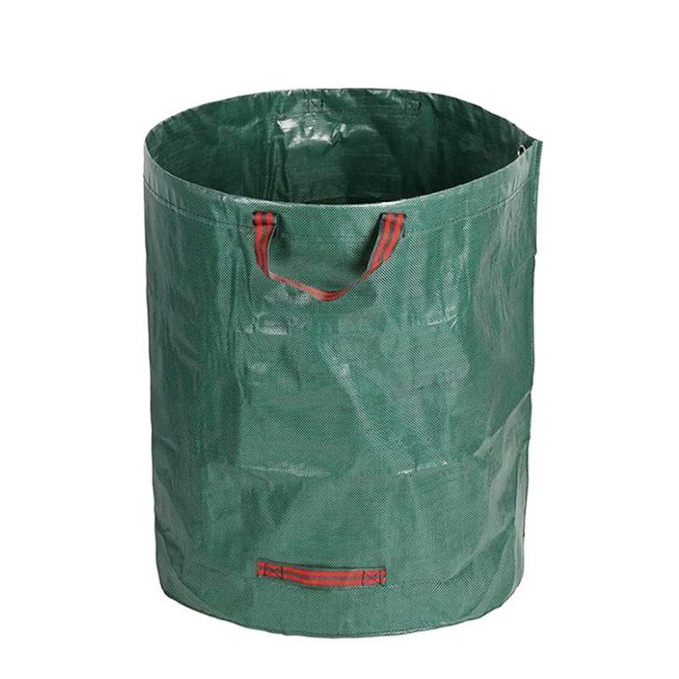 60L 120L 272L 300L foldable reusable large garden waste bag park garden weeds branches leaf wastc bags