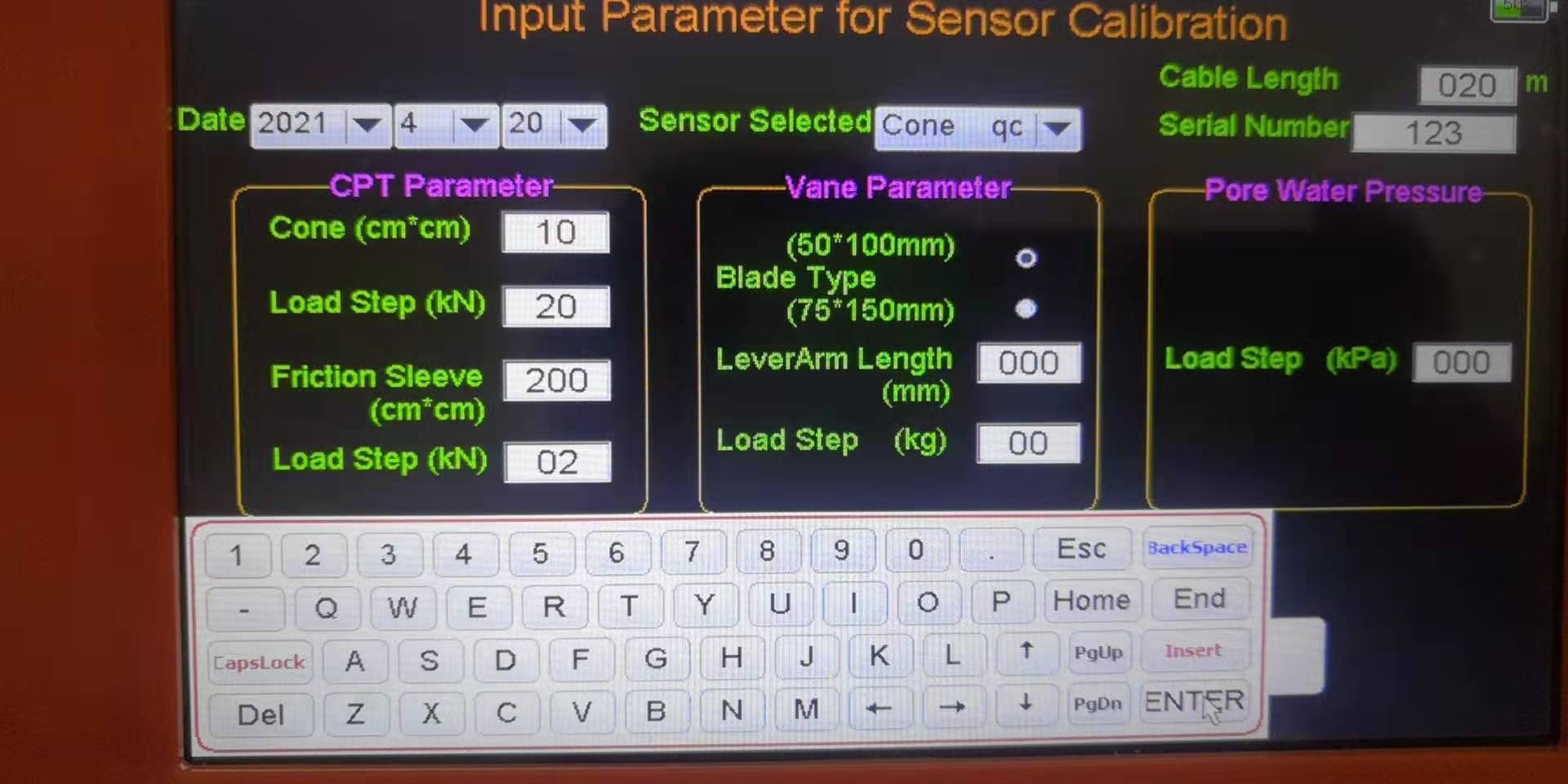 Wheeled Double-cylinder soil hydraulic CPT static cone penetrometer machine penetration test