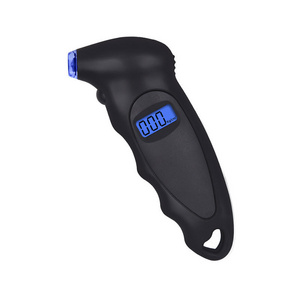 On board high-precision monitoring of car tire pressure gauge, digital display of pressure gauge.