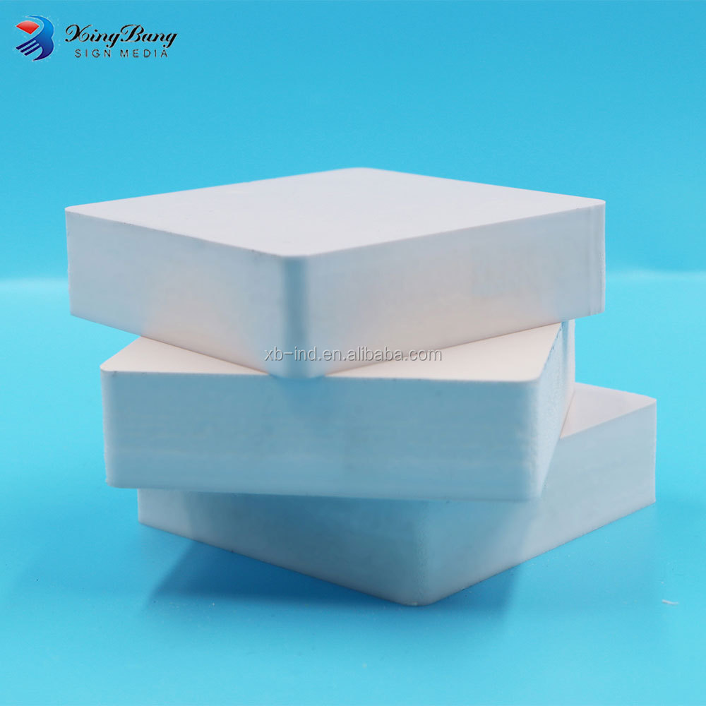 White High Density 4x8 Solid PVC Foam Board / PVC Plastic Blocks For Printing