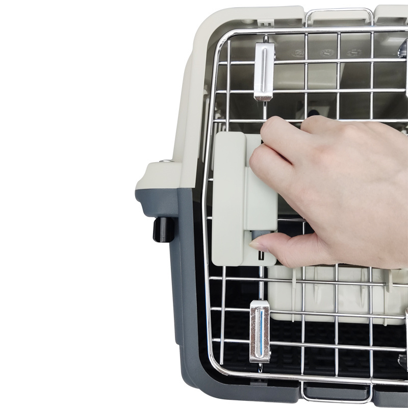 Portable Durable Plastic Pet Dog Transport Box Pet Carrier Box Crate Travel Cage