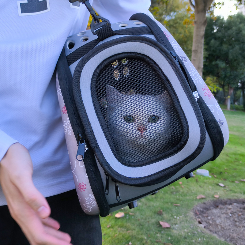 Portable Foldable Pet Carrier Bag Multi-Purpose Soft Eva Outdoor Cat Backpack Dog Traveling Bag