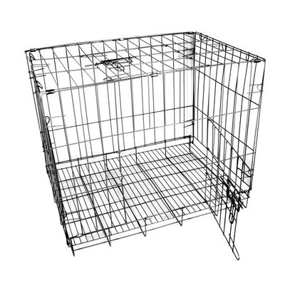 Indoor Pet House Foldable Metal Dog Crate Cage Single Door Crate For Dog