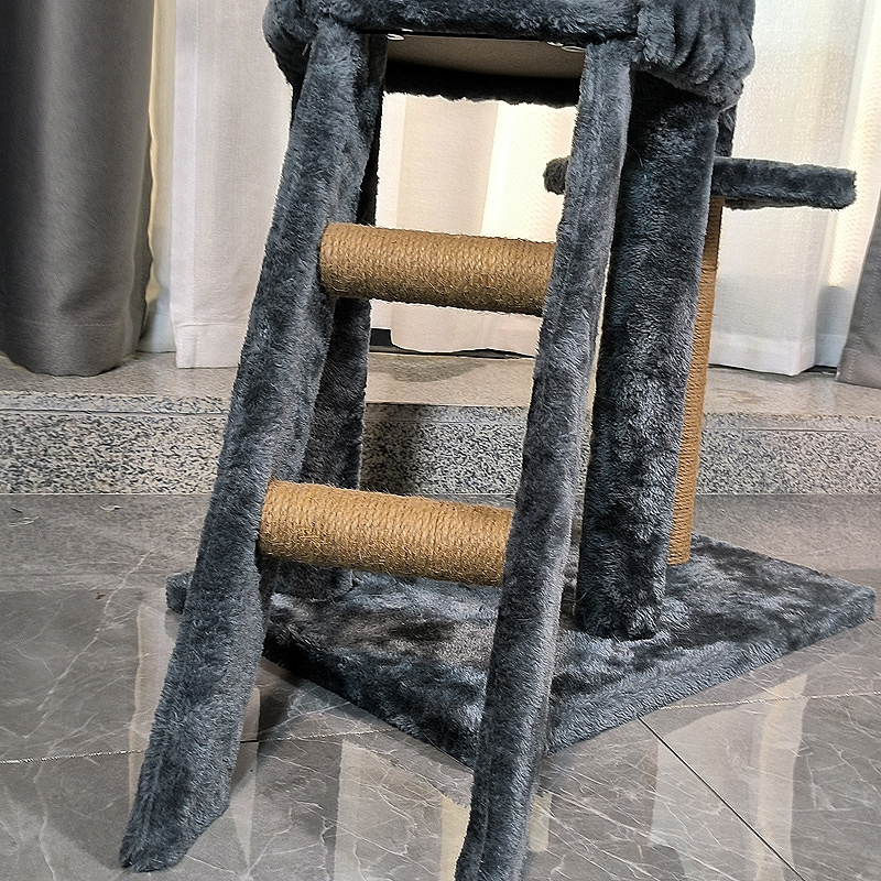 Factory Sisal Wooden Large Cat Tree Tower Solid Scratching Post And Climbing Furniture For Cats