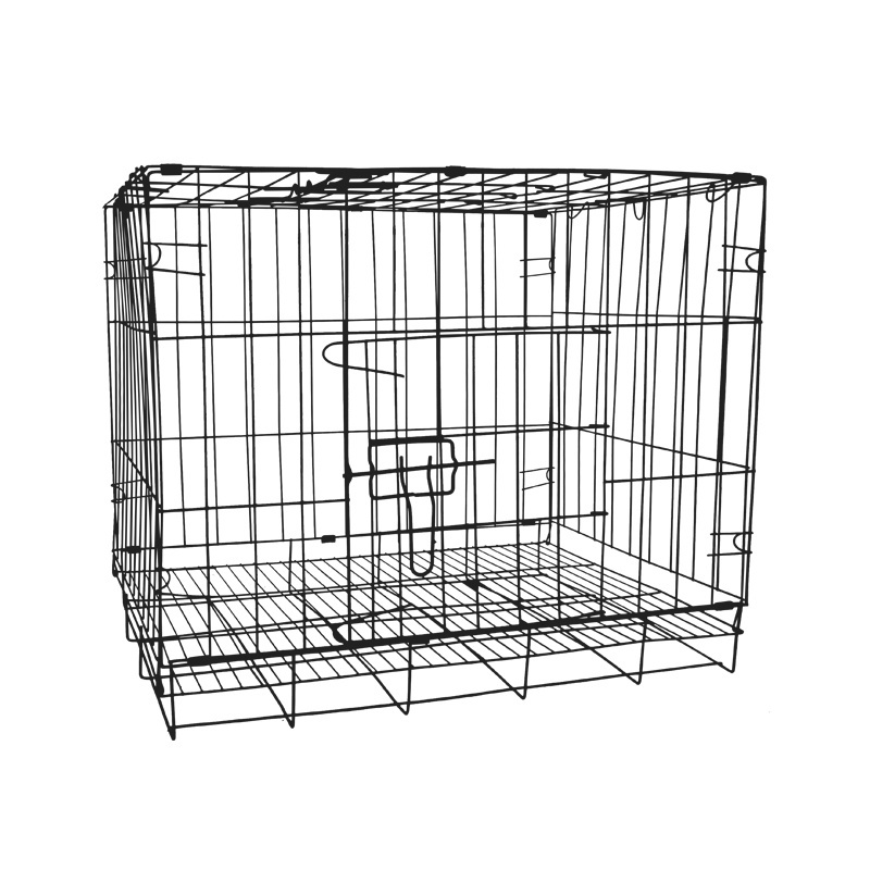 Indoor Pet House Foldable Metal Dog Crate Cage Single Door Crate For Dog